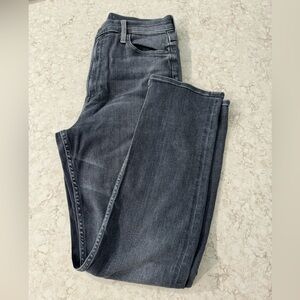 MOTHER high waisted rider skimp in Bars and Phrases color